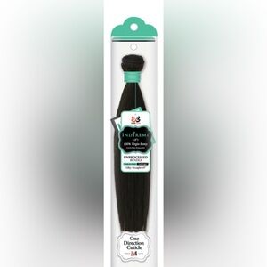 Silky Straight 20” Unprocessed Hair Bundle - Natural Black 1N